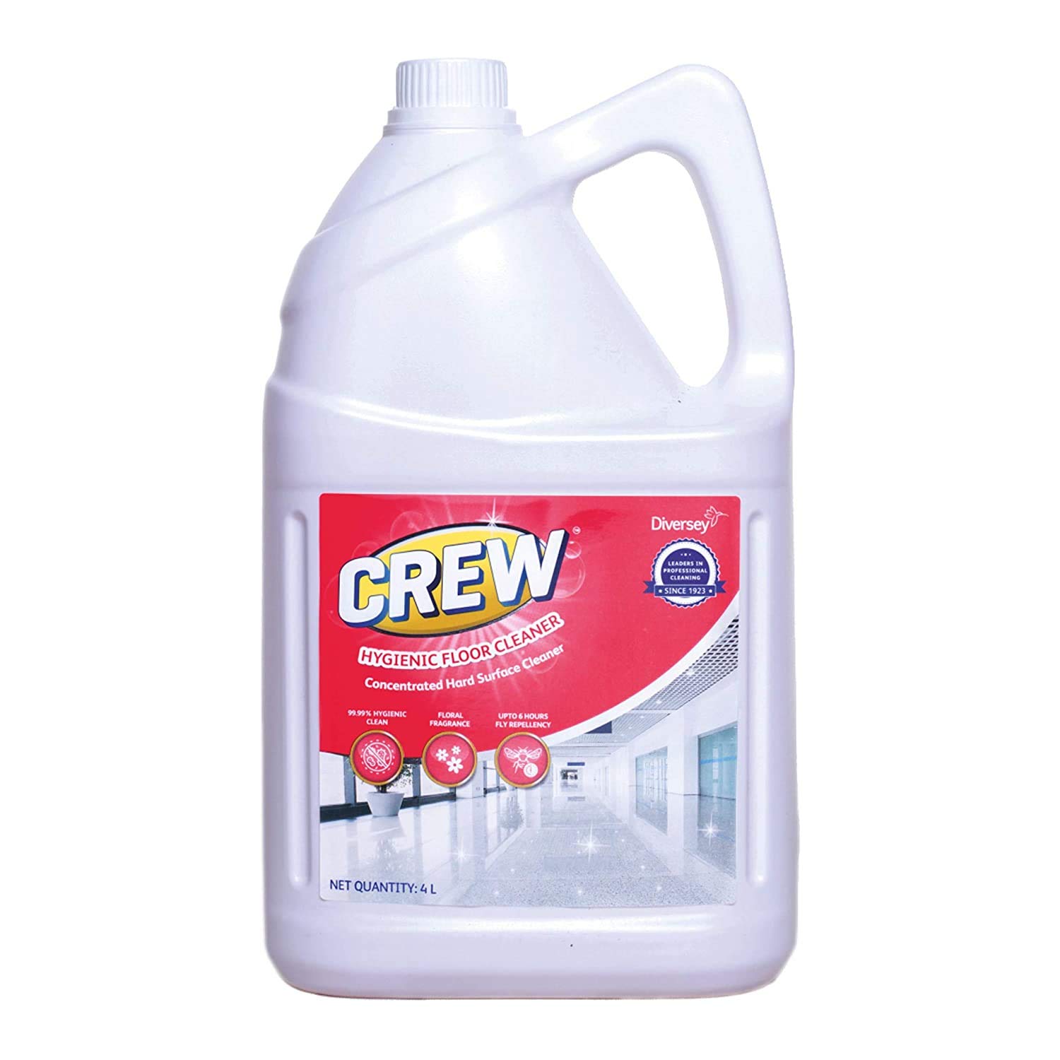 Diversey Crew Disinfectant Floor Cleaner (Rose) 5Ltr