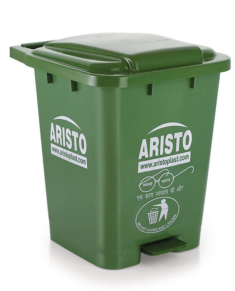 Waste Bin With Pedal 45 Ltr (Green)