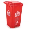 Waste Bin With Pedal 70 Ltr (Red)