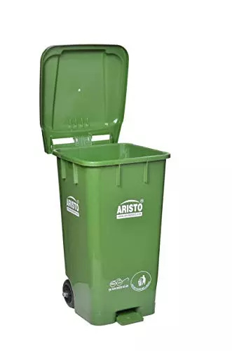Wheel Waste Bin 65Ltr (Green) - Image 2
